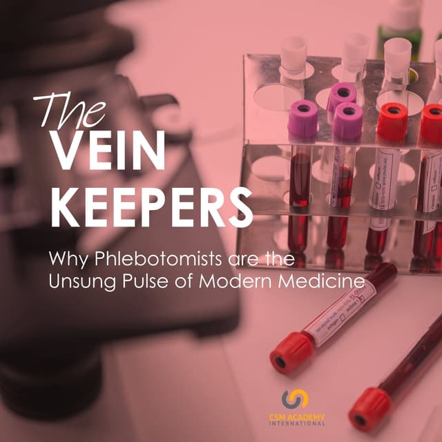The Vein Keepers: Why Phlebotomists Are the Unsung Pulse of Modern Medicine