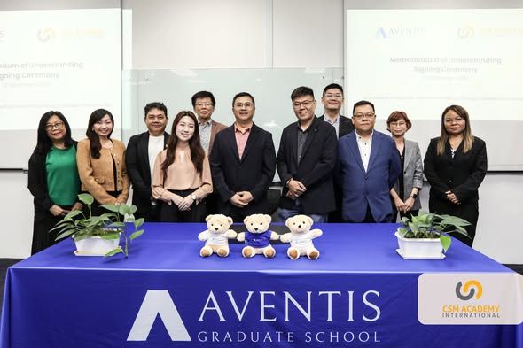 CSM Academy International & Aventis Graduate School Signs MOU