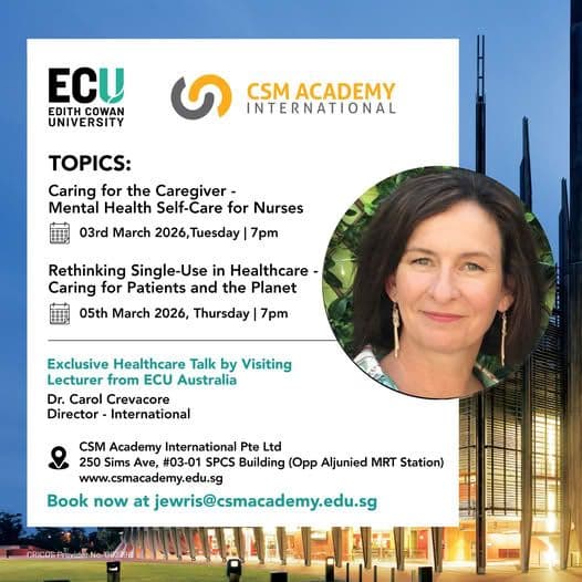 Exclusive Talk by Visiting Lecturer Dr. Carol Crevacore