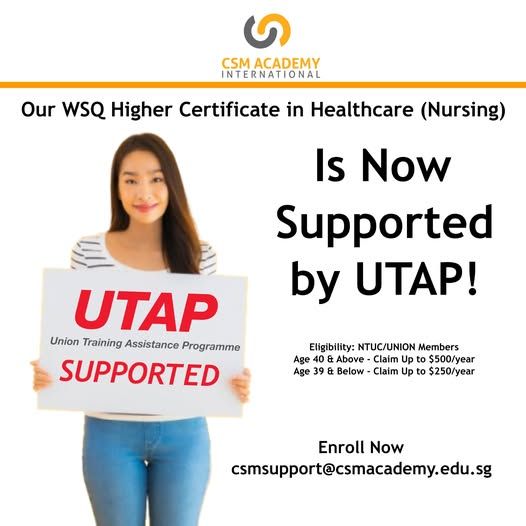 WSQ Higher Certificate in Healthcare (Nursing) - UTAP Supported