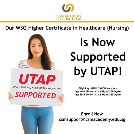 WSQ Higher Certificate in Healthcare (Nursing) - UTAP Supported